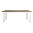 Afbeelding van Richmond Interiors Eettafel Cardiff 190x90, rechte poten (SNOW)