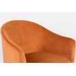 Afbeelding van White Label Living Armchair Catelyn Orange