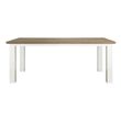 Afbeelding van Richmond Interiors Eettafel Cardiff 190x90, rechte poten (SNOW)
