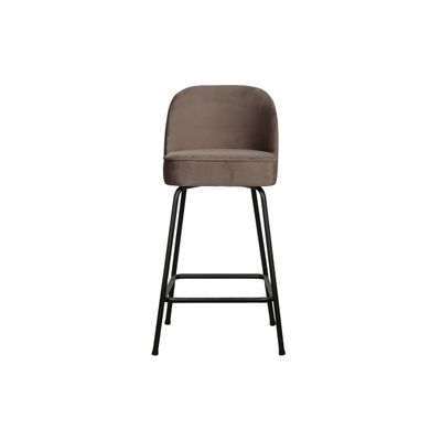 BePureHome Vogue Barstoel Fluweel Nougat - 65 CM BePureHome Vogue Barstoel Fluweel Nougat - 65 CM