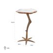 Afbeelding van Richmond Interiors Bijzettafel Camella (White)