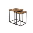 Afbeelding van White Label Living Side Table Joy Set Of 2