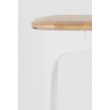 Afbeelding van White Label Living Barstool Up-High White
