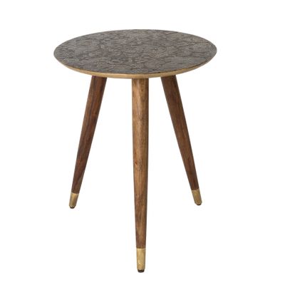 Dutchbone Bast Bijzettafel Brass Dutchbone Bast Bijzettafel Brass