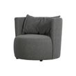 Afbeelding van VT Wonen Explore Fauteuil Bouclé Staalgrijs