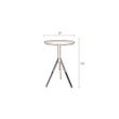 Afbeelding van Dutchbone Side Table Elia Black/Brass