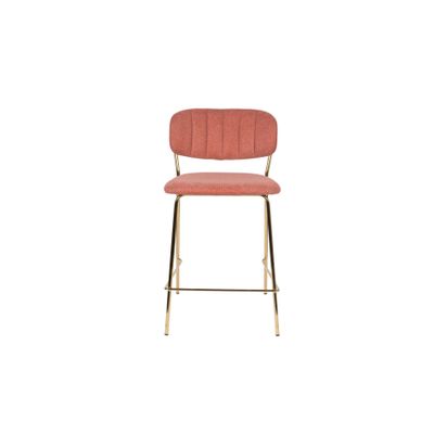 White Label Living Counter Stool Jolien Gold/Pink White Label Living Counter Stool Jolien Gold/Pink