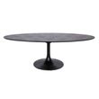 Afbeelding van Richmond Interiors Eettafel Blax Ovaal 230x100 (Zwart)