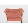 Afbeelding van White Label Living Armchair Jolien Gold/Pink