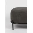 Afbeelding van White Label Living Hocker Polly Grey