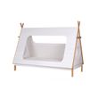 Afbeelding van Woood Tipi Bed Wit
