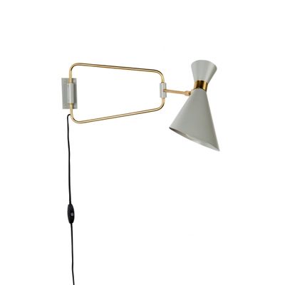 Zuiver Shady Wandlamp Grijs Zuiver Shady Wandlamp Grijs