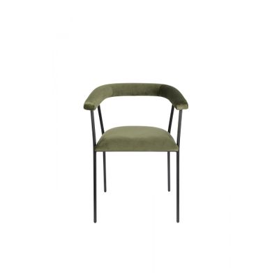 Dutchbone Haily Armstoel Donkergroen Dutchbone Haily Armstoel Donkergroen