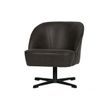 Afbeelding van BePureHome Vogue Draaifauteuil Eco Leder Zwart