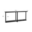 Afbeelding van Richmond Interiors Wandtafel Oakura 180x40 (Zwart)