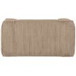 Afbeelding van Woood Bean Fauteuil Grove Ribstof Travertin