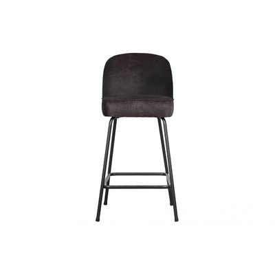 BePureHome Vogue Barstoel Leer Zwart - 65 CM BePureHome Vogue Barstoel Leer Zwart - 65 CM