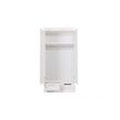 Afbeelding van Woood Connect Kast Wit - 2 Deurs, Locker + Lade