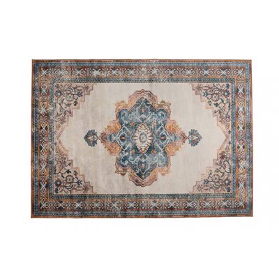 Dutchbone Mahal Vloerkleed Blue Brick - 200 x 300 CM Dutchbone Mahal Vloerkleed Blue Brick - 200 x 300 CM