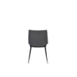 Afbeelding van White Label Living Chair Lionel Dark Grey
