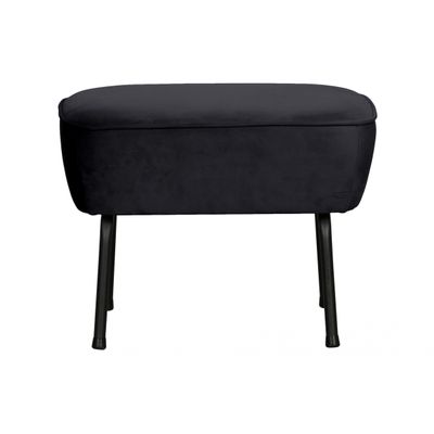 BePureHome Vogue Hocker Fluweel Inkt BePureHome Vogue Hocker Fluweel Inkt