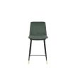 Afbeelding van White Label Living Counter Stool Lionel Dark Green