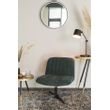 Afbeelding van White Label Living Lounge Chair Belmond Rib Green
