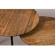 Afbeelding van Dutchbone Pepper Bruin Bijzettafel - 45cm