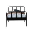 Afbeelding van Woood Mees Bed Metaal Zwart 90x200 Cm