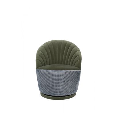 Dutchbone Madison Lounge Chair Olijfgroen Dutchbone Madison Lounge Chair Olijfgroen