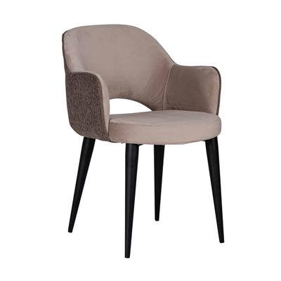 Richmond Interiors Stoel Giovanna met armleuning Quartz Khaki / Alaska Stone (Alaska 102 Stone) Richmond Interiors Stoel Giovanna met armleuning Quartz Khaki / Alaska Stone (Alaska 102 Stone)