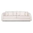 Afbeelding van Richmond Interiors Bank Darwin 3-zits met 6 kussens White/Gold (Alaska 906 Offwhite)