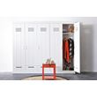 Afbeelding van Woood Connect Kast Wit - 3 Deurs, Locker + Lade
