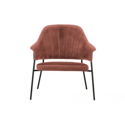 Woood Exclusive Bobby Fauteuil Fluweel Koraal Woood Exclusive Bobby Fauteuil Fluweel Koraal