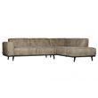 Afbeelding van BePureHome Statement Hoekbank Rechts Elephant Skin