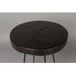 Afbeelding van Dutchbone Kraton Bijzettafel Chocolate Black S