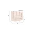 Afbeelding van Dutchbone Flower Lounge Chair Oranje