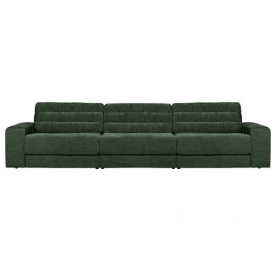 BePureHome Date 3-zits Bank Vintage Fluweel Warm Groen BePureHome Date 3-zits Bank Vintage Fluweel Warm Groen