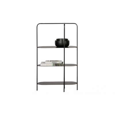 Woood Reina Deco Rek Metaal Zwart Woood Reina Deco Rek Metaal Zwart