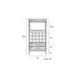 Afbeelding van White Label Living Cabinet Edgar