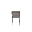 Afbeelding van White Label Living Chair Jolien Black/Grey