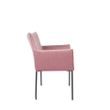 Afbeelding van White Label Living Armchair Dion Velvet Pink