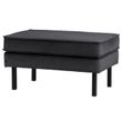 Afbeelding van BePureHome Rodeo Hocker Op Poten Velvet Dark Grey