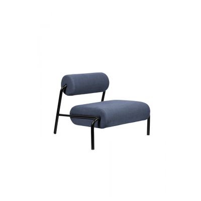Zuiver Lekima Lounge Chair Donkerblauw Zuiver Lekima Lounge Chair Donkerblauw