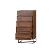Afbeelding van Woood Exclusive Forrest 5-ladenkast Mango Hout Naturel