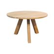 Afbeelding van Woood Abby Ronde Tafel Hout Naturel Ø129cm