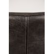 Afbeelding van White Label Living Lounge Chair Bon Dark Grey
