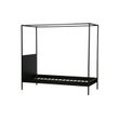 Afbeelding van Woood Dani Hemelbed Metaal Zwart 90x200 Cm