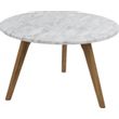 Afbeelding van Zuiver White Stone Side Table L