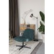 Afbeelding van White Label Living Lounge Chair Belmond Rib Green